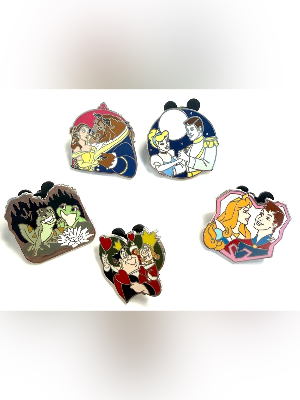 Disney Princesses and Villains Mystery Pin Set 2013